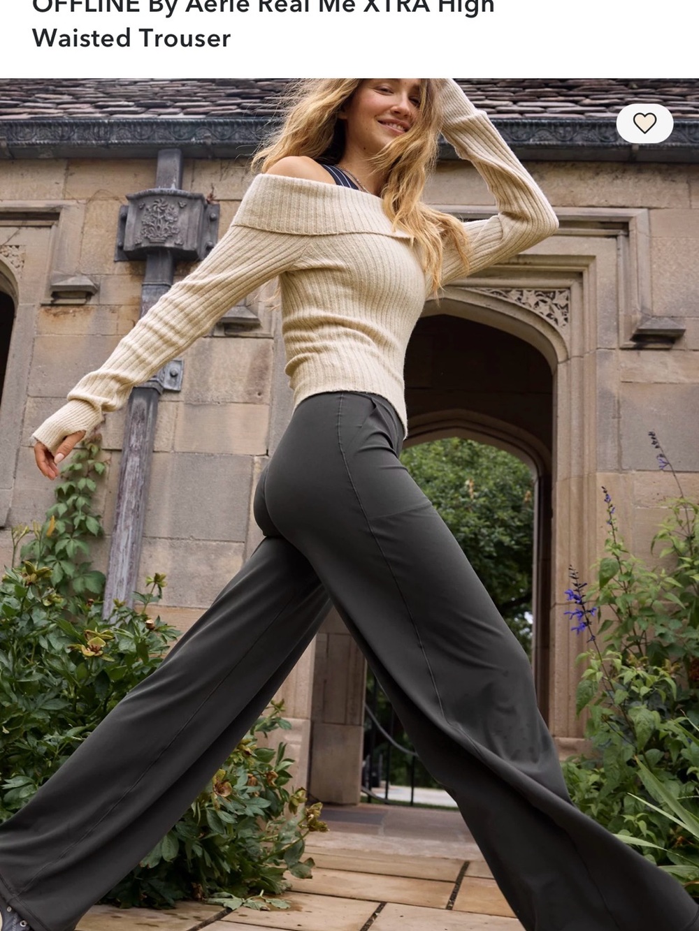 OFFLINE By Aerie Real Me XTRA High Waisted Trouser